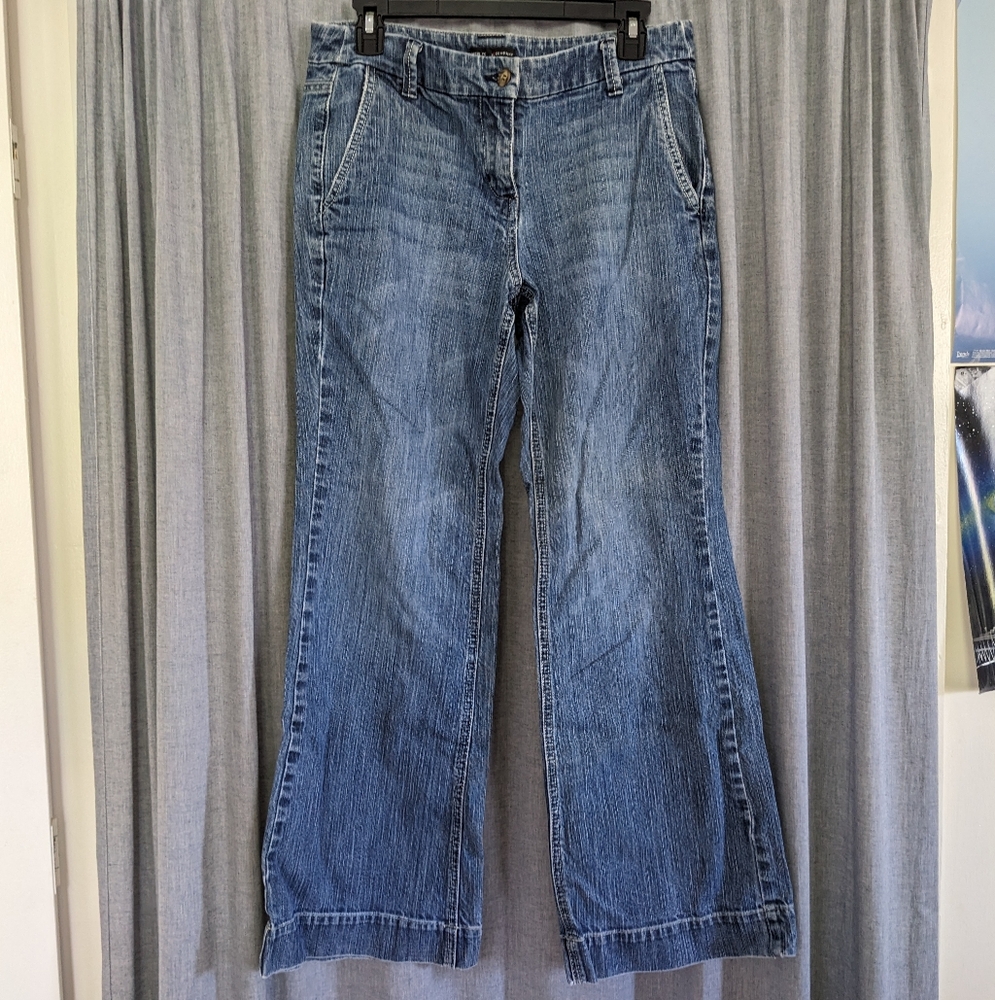 Vintage New York & Company Women's Straight Leg Jeans - Light Blue Wash